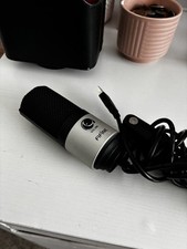FIFINE USB Wired Microphone Volume Control Handheld/Stand-Held Black Silver picture