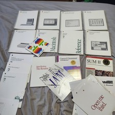VTG Apple Macintosh Owner's Guide Manual Mixed Lot With System 7 Software  picture