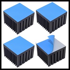4pcs 40mm Heatsink 40x40x30mm +Thermal Conductive Tape, Aluminum Cooler Heat ... picture