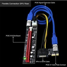 LOT OF (23) NEW FebSmart GPU Riser for Ethereum Mining Rigs picture