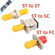 25Pcs ST to ST SC FC Fiber Optic Coupler Fiber Optical Adapter Connector picture