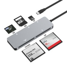 CFast 2.0 Card Reader, USB C CFast Card Reader 3.0 5Gbps CFast CF/SD/TF/XD 5 in1 picture