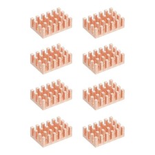 8 Pcs Copper Heatsink 9x14x5mm, Heat Sink Cooler Radiator for picture
