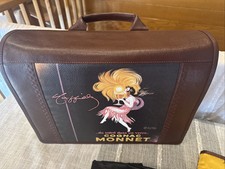 Genuine, leather computer Bag With Cappiello Cognac MONNET. picture