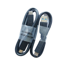 2X LaCie Set of 2 Cables: USB Type A to USB-C and USB-C to USB-C 20in/50cm long picture