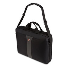 Wenger Legacy 17” Laptop Slimcase Briefcase Black Checkpoint TSA Friendly New picture