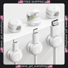 6 Pack Small Cable Organizers for Desk and Wall picture