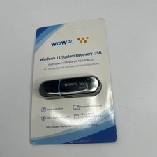 WOWPC Windows 11 System Recovery USB 3.0 Bootable Reinstall Repair Drive picture