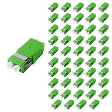 50Pcs LC to LC Couplers, Duplex Fiber Optical Adapters Cable Connectors for APC picture