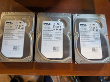 Lot of 3 x Dell Constellation ES ST31000424SS 9JX244-150 1 TB SAS RPM 72.k HD picture