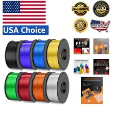 PETG Filament 1.75mm Bundle - 8 Rolls of Vibrant Colors for Superior Prints picture