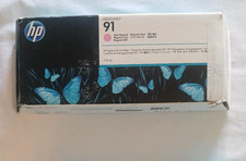 New Sealed Genuine HP 91 Light Magenta Ink C9471A For DesignJet Z6100 Ships FREE picture