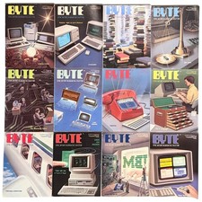 Byte Magazine Collection Vol 8 1983 Complete Year 12 Issues Vtg Computer History picture