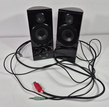 Insignia Stereo Computer Speakers w/ Power Supply 3.5mm Tested Working picture