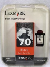 LexMark 70 Black Ink Print Cartridge, New in Box picture