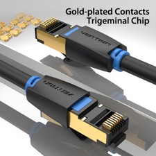 Vention Cat8 Ethernet Cable SSTP 40Gbps 2000MHz Cat 8 RJ45 Network Lan Patch Cor picture