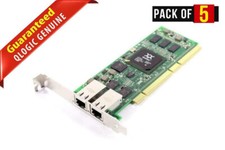 Lot of 5 QLE4062C-T-DEL-SP ISCSI C9C50 iSCSI PCIe Dual Port HBA Host Bus Adapter picture