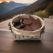 Noctua NH-SFB4  140mm CPU Cooler Slim Design Low Noise LGA 115x - ALL PARTS picture