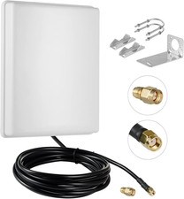 Outdoor 15dBi Dual Band WiFi 2.4GHz 5GHz 5.8GHz Long-Range Directional Panel Ant picture