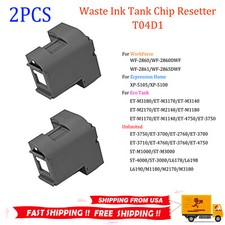 2pcs T04D1 Maintenance Box For Epson ET3850 ET4750 ET4850 ET-M3170 M1170 picture