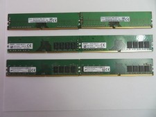 MIXED LOT OF 6 DDR4 8GB RAM MODULES, PC4-2666, KINGSTON/SKHYNIX/MICRON picture