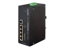 Planet Industrial Switch w/802.3at WLAN Network Switch Wire IGS-504HPT picture