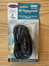 BELKIN F3A104-06 PRO SERIES 6-FOOT 1.8m UNIVERSAL AC REPLACEMENT POWER CORD NEW picture