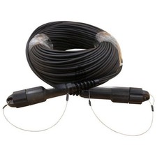 150M LC-LC UPC MM TPU Field Armored Fiber Cable 4 Strand Fiber Optic Patch Cord picture