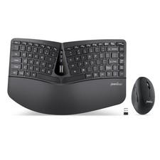 Perixx PERIDUO-606 Wireless Ergonomic Keyboard Vertical Mouse Combo Black picture