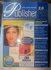 Art Explosion Publisher PRO 2.0 Video Photo Design 8 CD ROM Discs For Windows PC picture