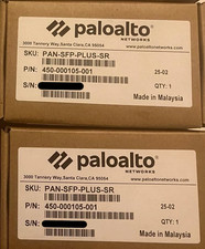 Brand New PaloAlto PAN-SFP-PLUS-SR 10G SFP+ SR 300m OM3 MMF LC Module (IN STOCK) picture