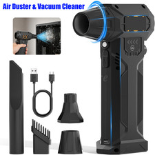 Compressed Air Duster w/ Mini Air Blower 280000RPM Vacuum Cleaner & Air Duster picture