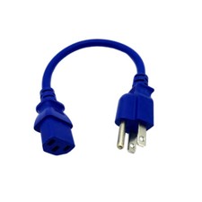 1Ft Power Cord BLU for ECOXGEAR ECOBOULDER+ SPEAKERS Replacement Cable picture