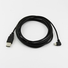 1x 3M Mini USB Male 90 Degree Left Angled to USB 2.0 A Male for Camera Mp4 GPS picture