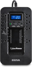 EC650LCD Ecologic Battery Backup & Surge Protector UPS System, 650VA/390W, 8 Out picture