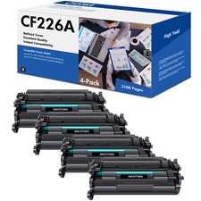 4PK CF226A Black Toner Cartridge for HP LaserJet Pro M402dn M402dw M402D picture