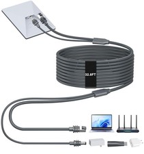 2 in 1 for Starlink Mini Ethernet Cable 32.8FT/10M, for Starlink Mini Power Cord picture
