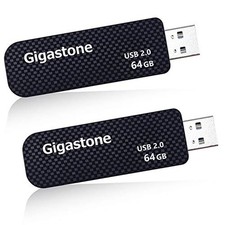 GIGASTONE V30 64GB USB 2.0 Flash Drive 2-Pack, Capless Retractable Design Pen... picture