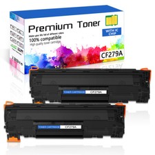 2 Pack CF279A 79A Toner Cartridge for HP Laserjet Pro M12a M12w MFP M26a M26nw  picture