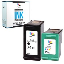 CMYi 2-Pack 74XL 75XL Ink Cartridges for HP PhotoSmart C4200 C4205 C4210 C4225 picture
