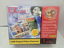 vintage pc ezonics EZ Cam II USB 4 In 1 PC Digital Video Camera New & Sealed picture