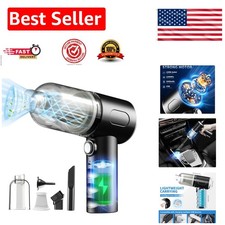 Effortless Cleaning with Our Cordless Handheld Vacuum & Air Duster - HEPA Filter picture