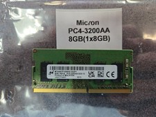 Micron 8GB (Set 1 x 8gb)  Laptop RAM sodimm PC4-3200AA picture