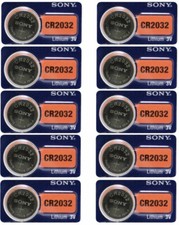 Lot 10 Fresh SONY/MURATA DL2032 ECR2032 CMOS Lithium 3V Watch Battery Exp 2032 picture