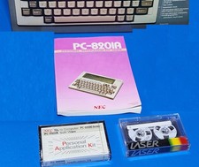 Vintage NEC PC-8201A Computer- FACTORY SOFTWARE Unopened- HARD to Find picture