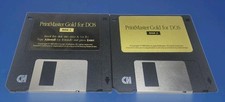 PRINTMASTER GOLD for DOS  PC COMPUTER SOFTWARE 3.5