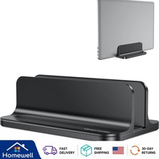 Sturdy Vertical Laptop Dock with Protective Mat - Fits Most Laptops Up to 17.3 picture