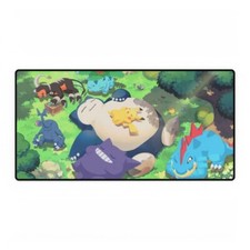 Pika and Pal Daytime Nap Pokemon Gaming Desk Mat Mouse Pad picture
