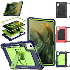 Moto Pad 2026 Case Heavy Duty Shockproof Rugged Cover w/ Kickstand Strap Holder picture