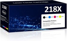 ** NEW | 4pk 218X / 218A Toner | Black / Color | Compatible HP | With Chips | क़ picture